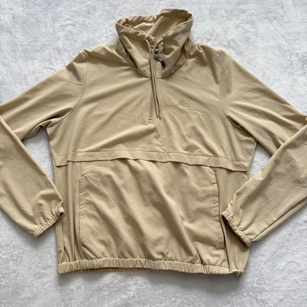 New Balance Windbreaker QuarterZip Long Sleeve Women's L Athletic Casual Lounge